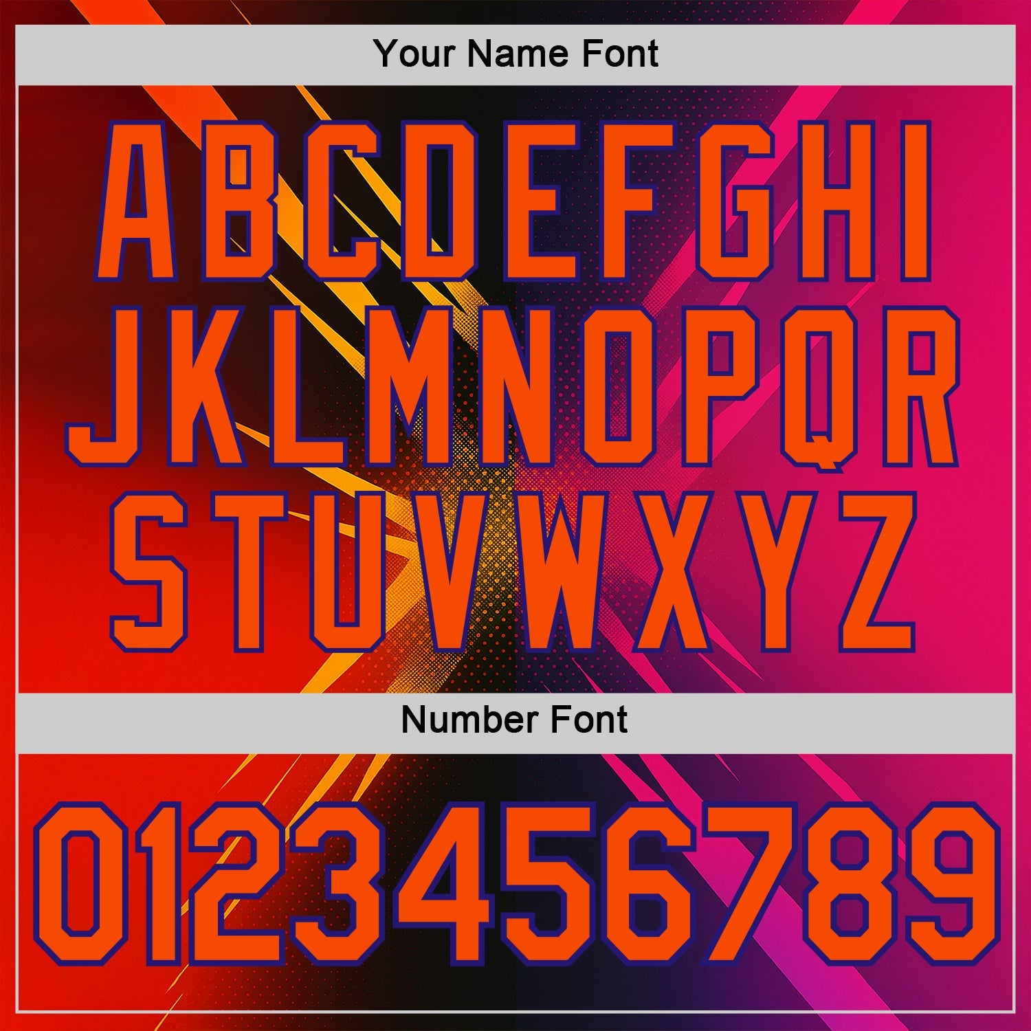 Custom Orange Pink-Dark Purple 3D Pattern Design Gradient Sportswear Performance T-Shirt