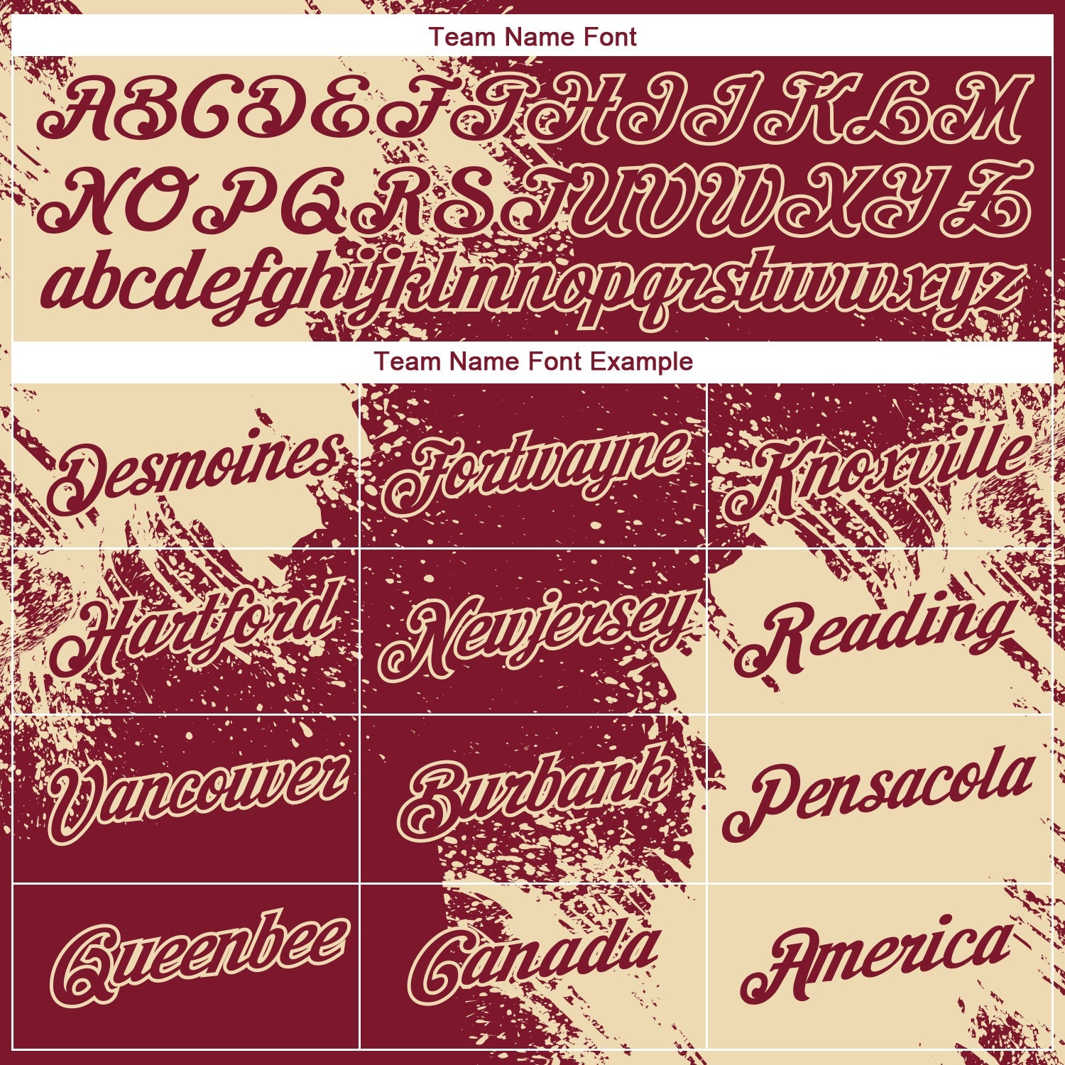 Custom Crimson Cream 3D Pattern Design Abstract Brush Stroke Performance T-Shirt