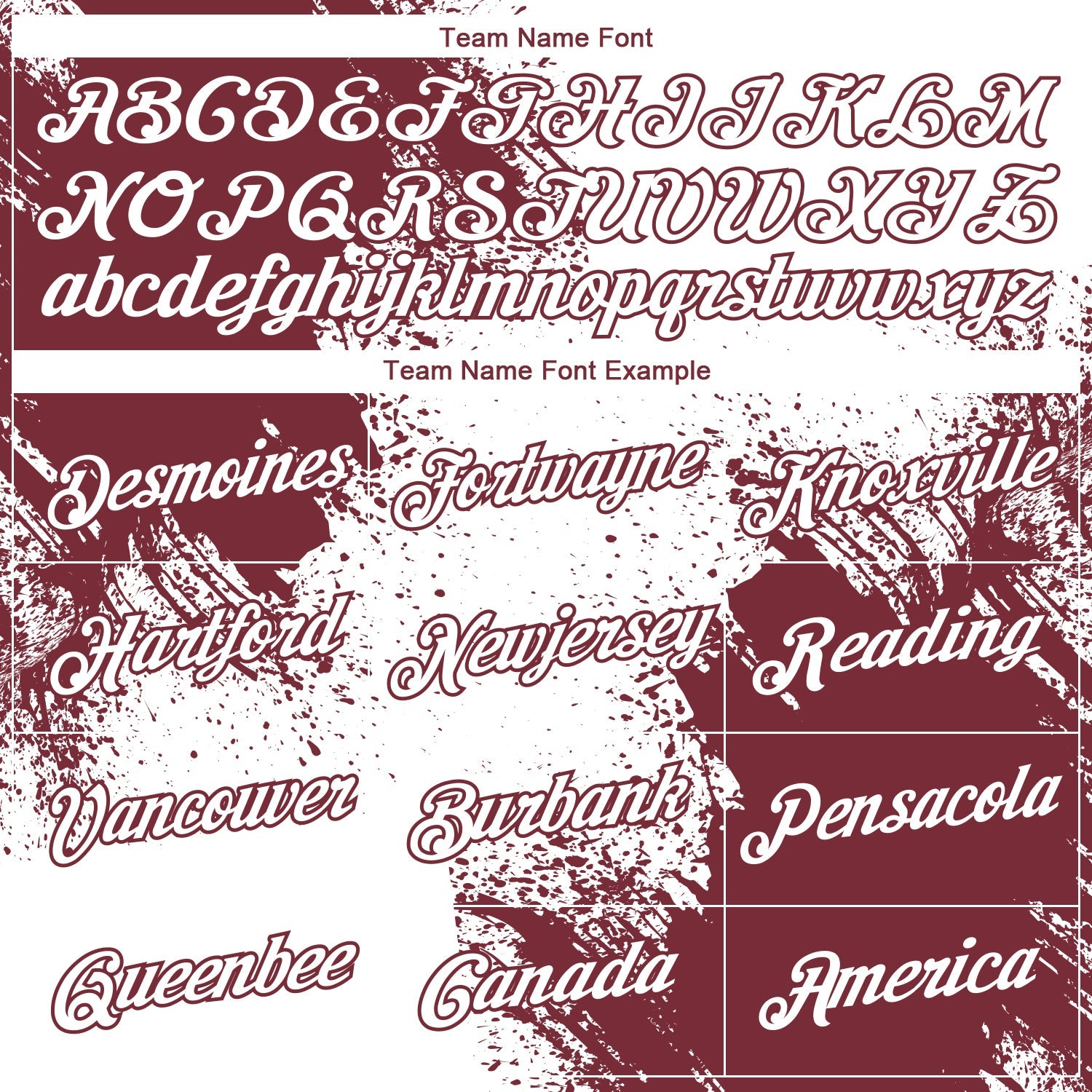 Custom White Burgundy 3D Pattern Design Abstract Brush Stroke Performance T-Shirt