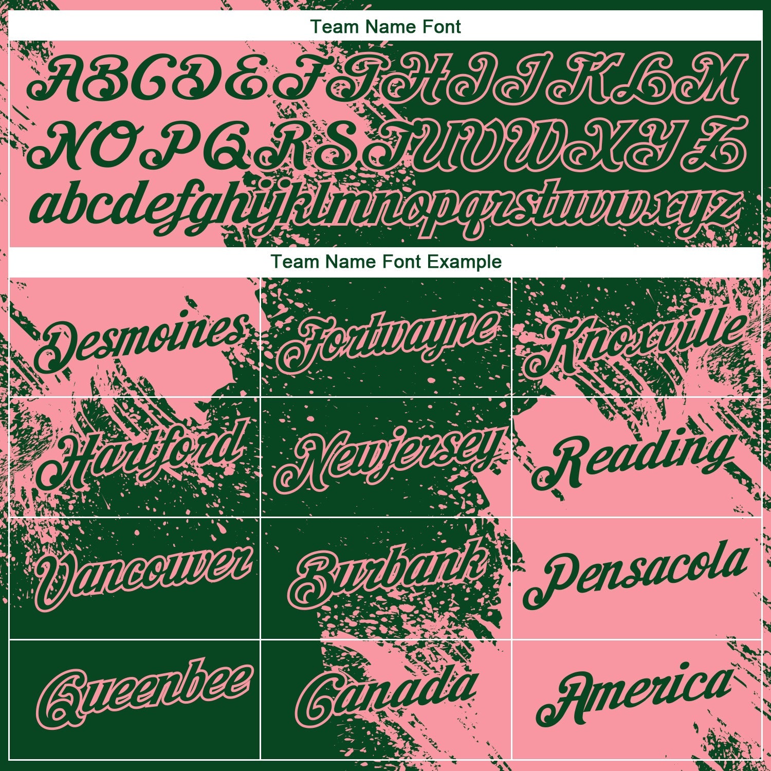 Custom Green Medium Pink 3D Pattern Design Abstract Brush Stroke Performance T-Shirt