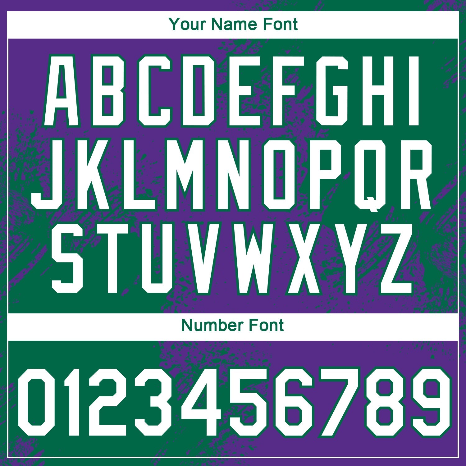 Custom Purple White-Kelly Green 3D Pattern Design Abstract Brush Stroke Performance T-Shirt