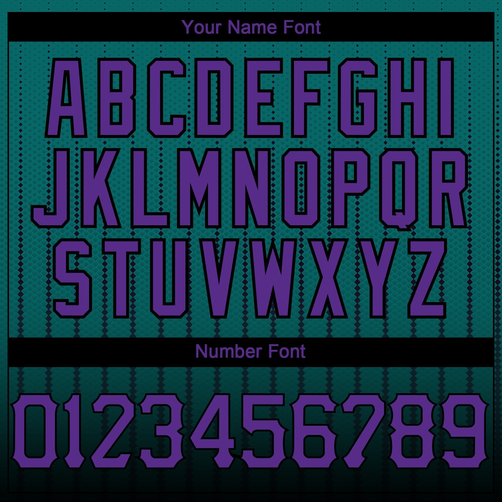 Custom Teal Purple-Black 3D Pattern Design Gradient Geometric Shape Authentic Baseball Jersey