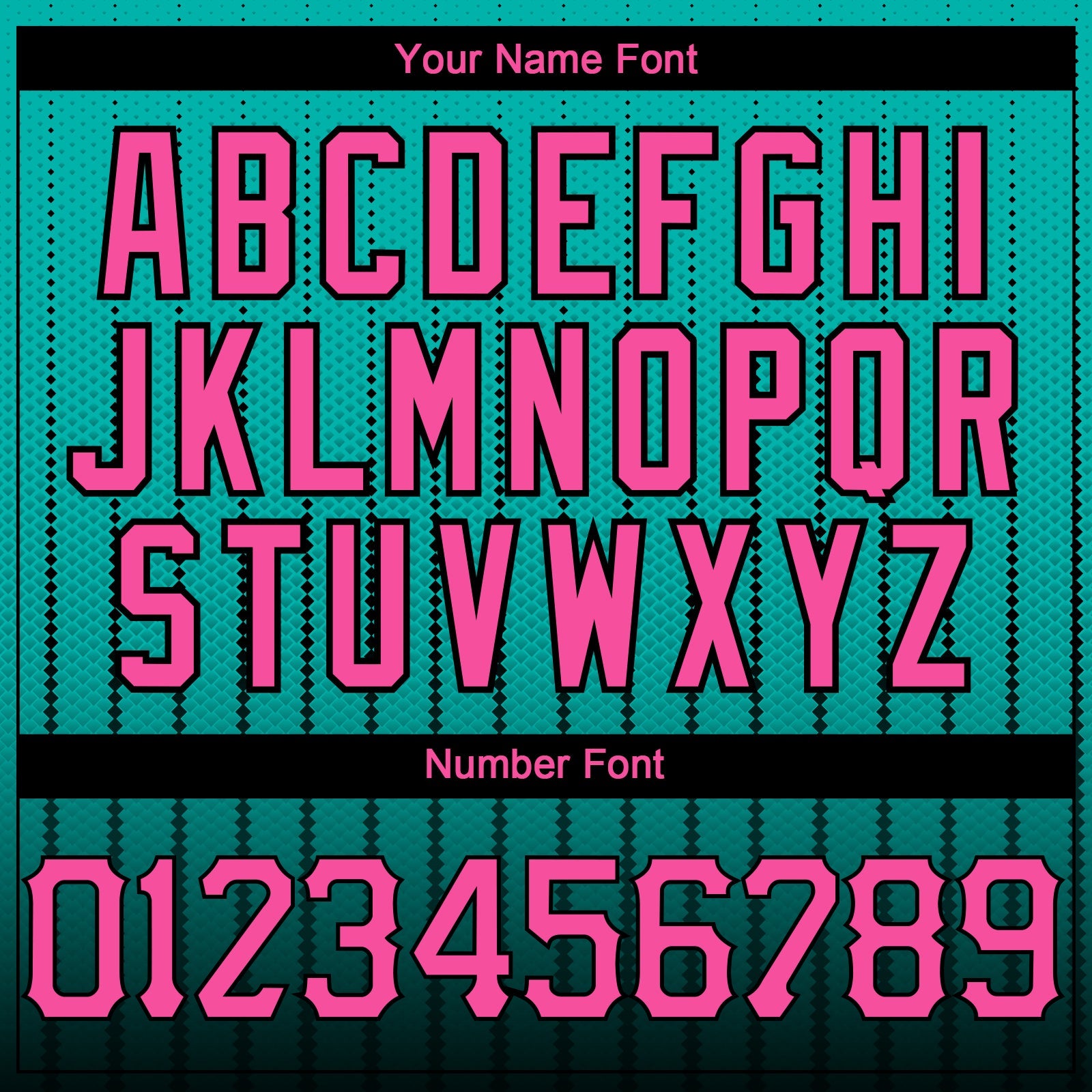 Custom Aqua Pink-Black 3D Pattern Design Gradient Geometric Shape Authentic Baseball Jersey