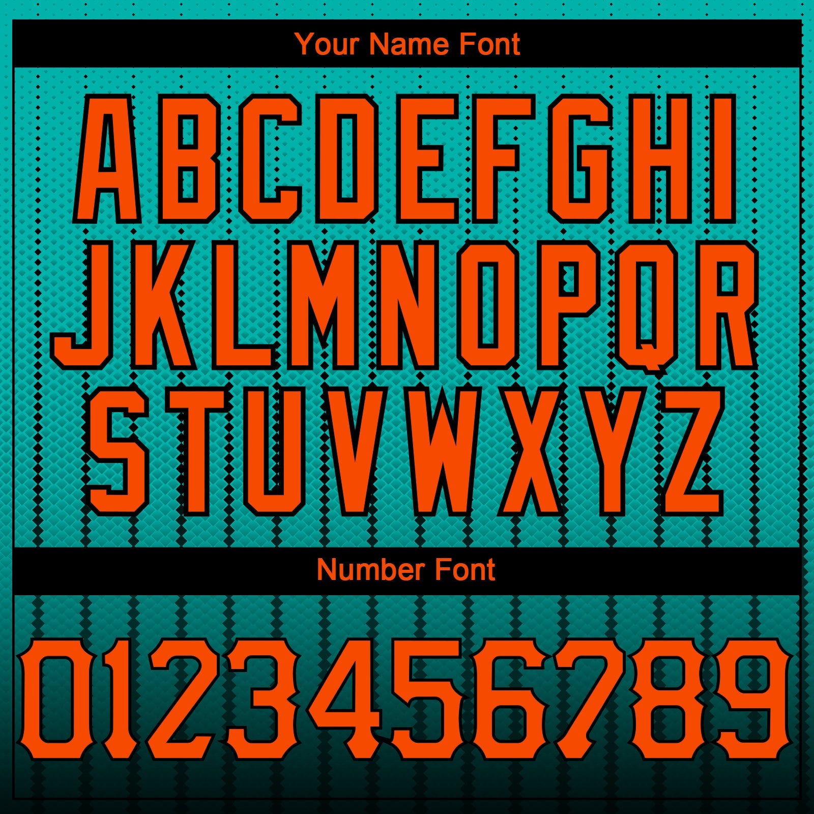 Custom Aqua Orange-Black 3D Pattern Design Gradient Geometric Shape Authentic Baseball Jersey