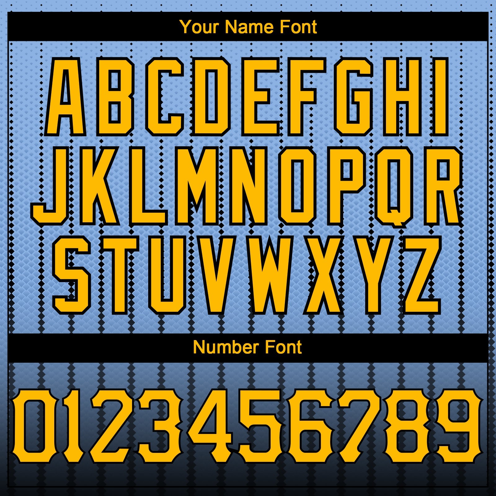 Custom Light Blue Gold-Black 3D Pattern Design Gradient Geometric Shape Authentic Baseball Jersey