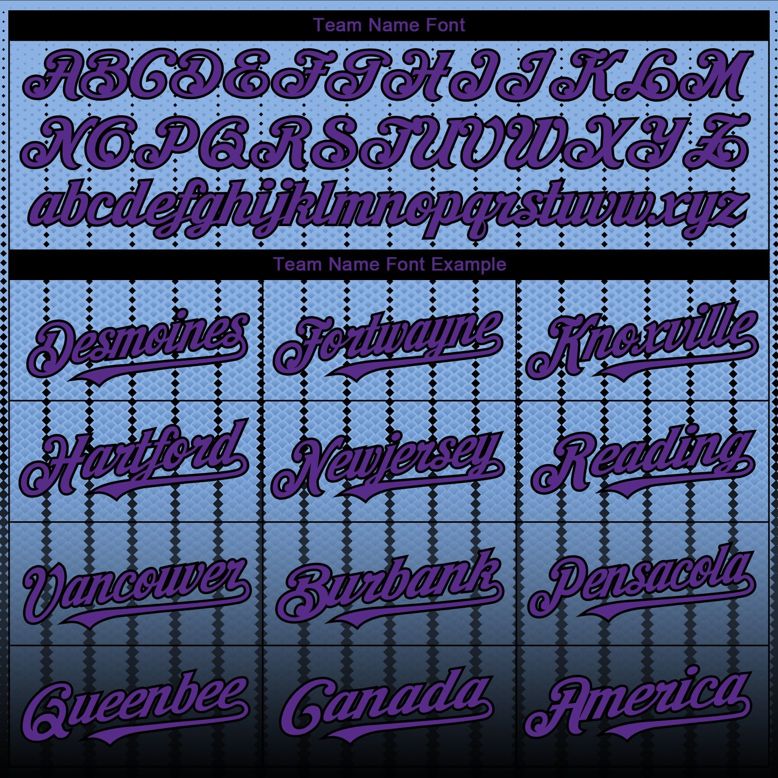 Custom Light Blue Purple-Black 3D Pattern Design Gradient Geometric Shape Authentic Baseball Jersey