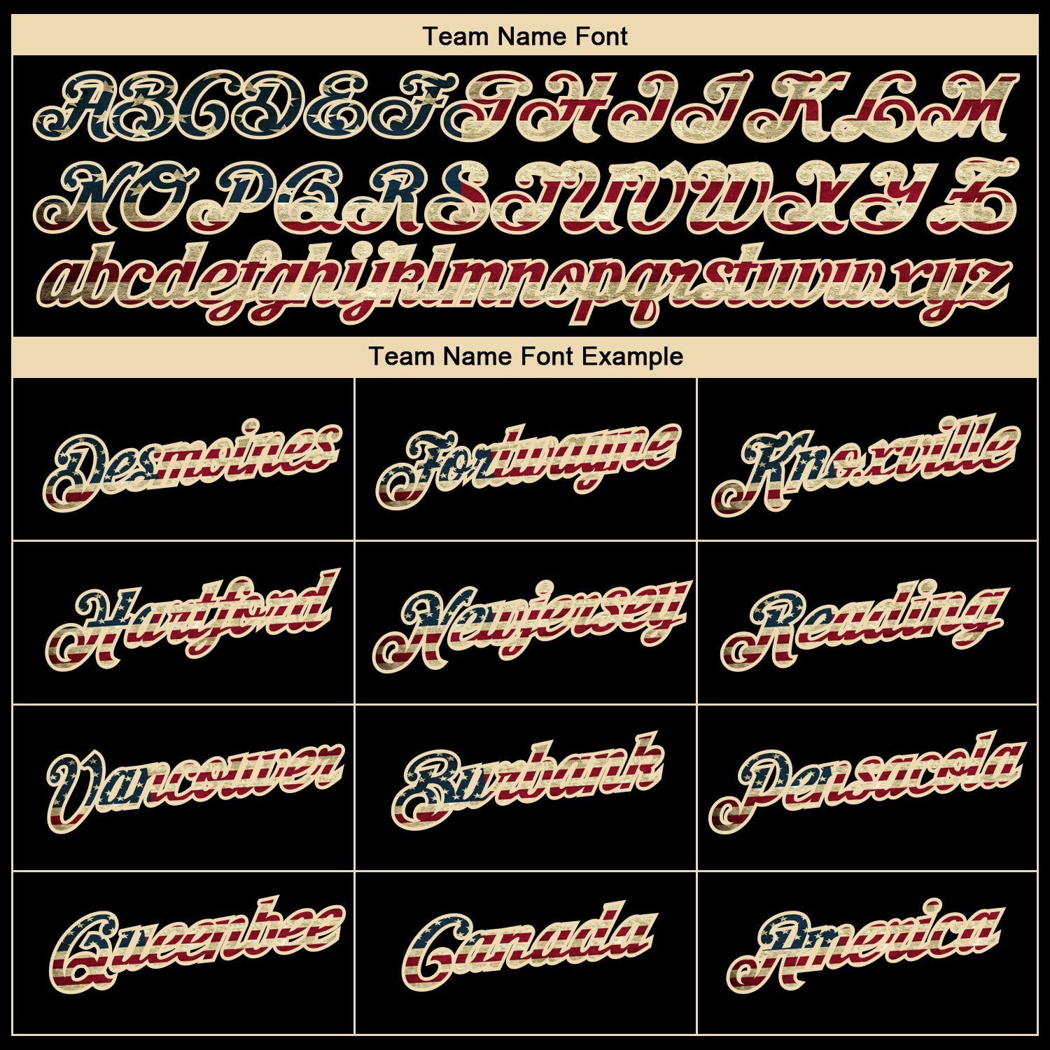 Custom Black Vintage USA Flag Crimson-Cream 3D Pattern Design Gradient Style Twinkle Star Performance T-Shirt