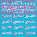 Custom Lakes Blue Pink-White 3D Pattern Design Gradient Style Twinkle Star Performance T-Shirt