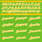 Custom Aurora Green Yellow-White 3D Pattern Design Gradient Style Twinkle Star Performance T-Shirt