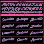 Custom Black Pink-Teal 3D Pattern Design Gradient Style Twinkle Star Performance T-Shirt