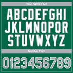 Custom Kelly Green Gray-White 3D Pattern Design Gradient Style Twinkle Star Performance T-Shirt