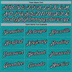 Custom Teal Gray-Black 3D Pattern Design Gradient Style Twinkle Star Performance T-Shirt