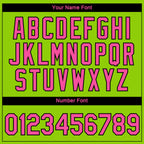 Custom Neon Green Pink-Black 3D Pattern Design Gradient Style Twinkle Star Performance T-Shirt