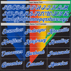 Custom Black Thunder Blue Red Yellow-Green 3D Pattern Design Gradient Africa Sportswear Performance T-Shirt