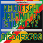 Custom Red Kelly Green Yellow Blue-Black 3D Pattern Design Africa Geometric Shape Sportswear Performance T-Shirt