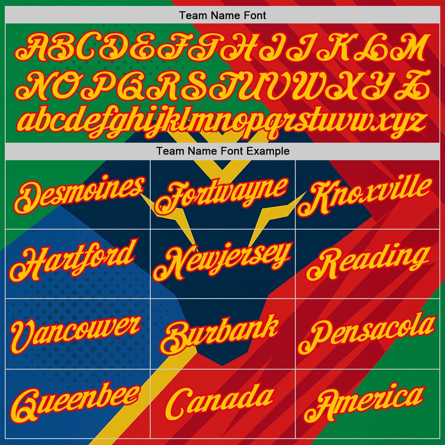 Custom Green Yellow Blue-Fire Red 3D Pattern Design Mexico Brazil Sportswear Performance T-Shirt