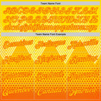 Custom Yellow Orange 3D Pattern Design Spain Sportswear Performance T-Shirt