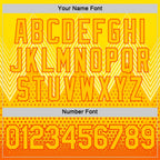 Custom Yellow Orange 3D Pattern Design Spain Sportswear Performance T-Shirt