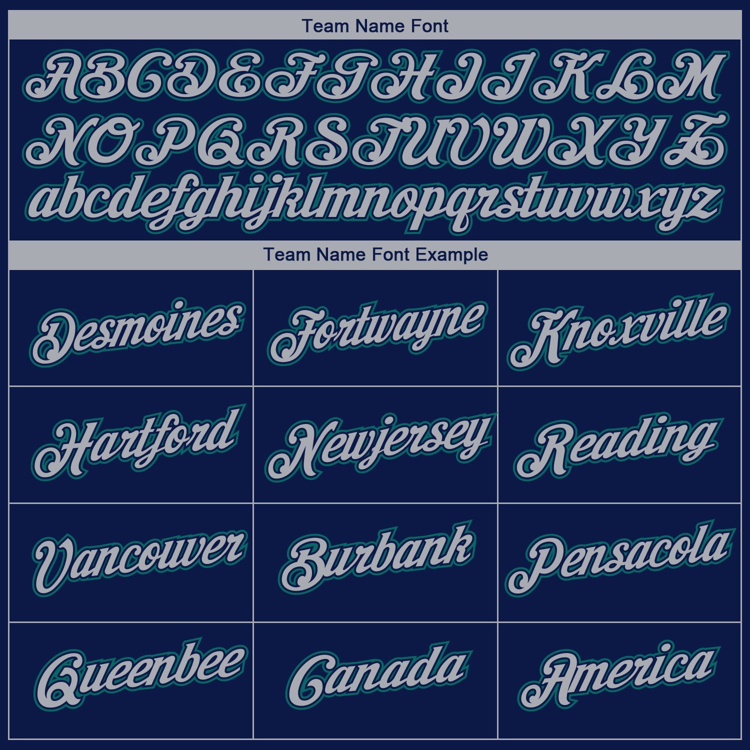 Custom Navy Gray-Teal 3D Seattle City Edition Fade Fashion Performance T-Shirt