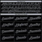 Custom Black Gray 3D San Antonio City Edition Fade Fashion Performance T-Shirt