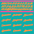 Custom Aqua Yellow-Pink 3D San Diego City Edition Fade Fashion Performance T-Shirt