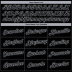 Custom Black Gray 3D Chicago City Edition Fade Fashion Performance T-Shirt