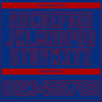 Custom Royal Red 3D Atlanta City Edition Fade Fashion Performance T-Shirt