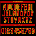 Custom Black Red-Gold 3D Atlanta City Edition Fade Fashion Performance T-Shirt