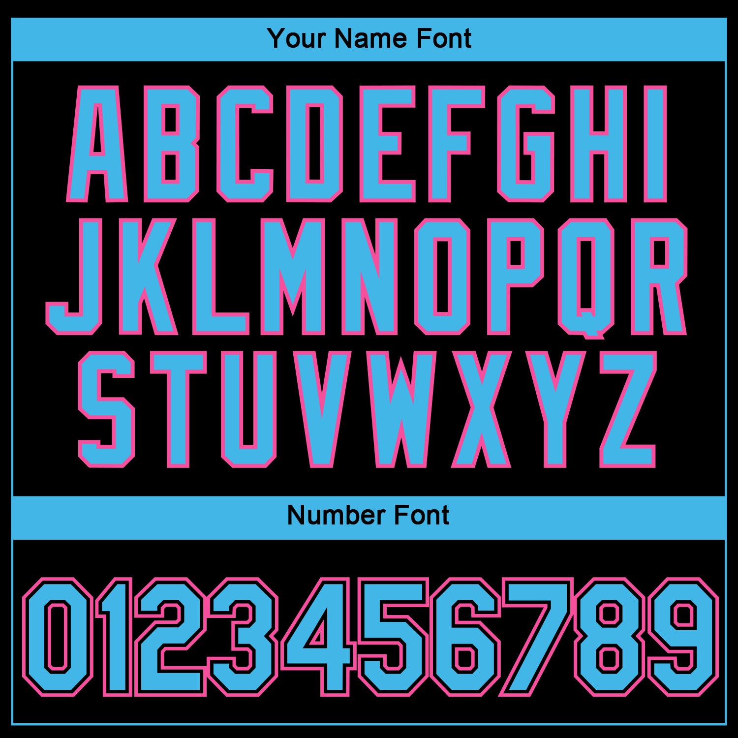 Custom Black Sky Blue-Pink 3D Miami City Edition Fade Fashion Performance T-Shirt