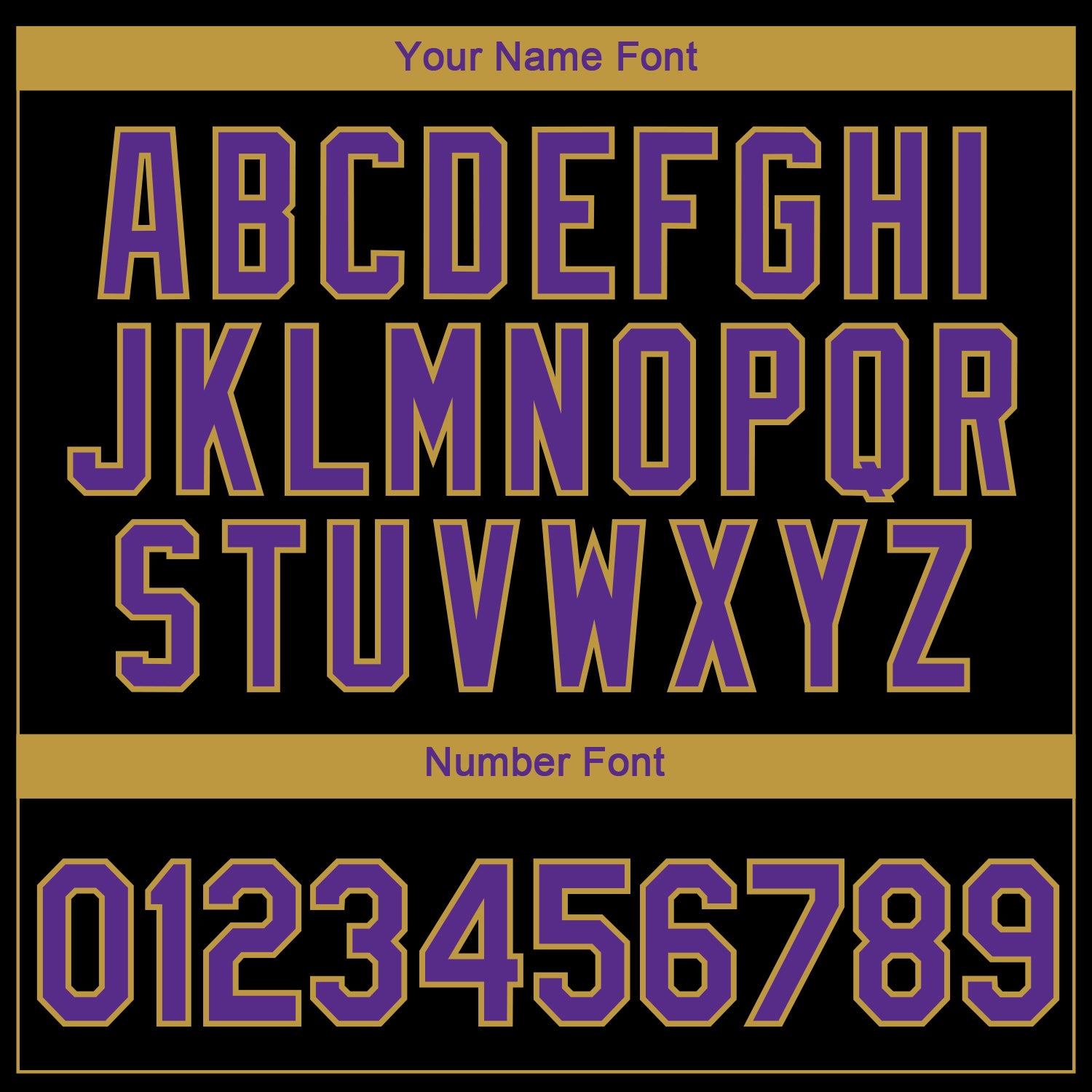 Custom Black Purple-Old Gold 3D Baltimore City Edition Fade Fashion Performance T-Shirt