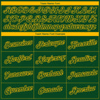 Custom Green Gold 3D Oakland City Edition Fade Fashion Performance T-Shirt