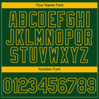 Custom Green Gold 3D Oakland City Edition Fade Fashion Performance T-Shirt