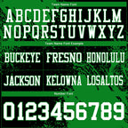 Custom Black White-Grass Green 3D Pattern Abstract Brush Stroke Authentic Football Jersey