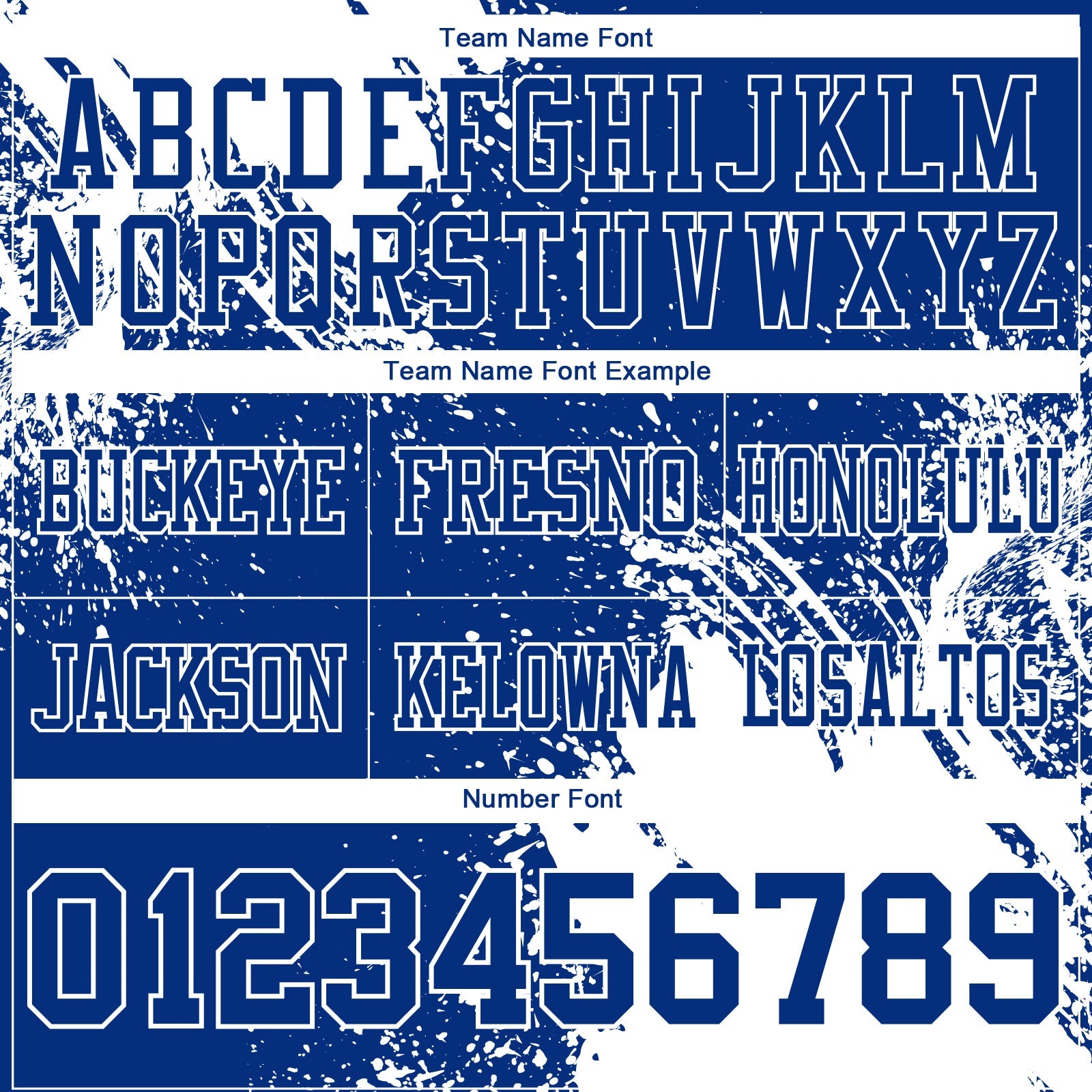 Custom Royal White 3D Pattern Abstract Brush Stroke Authentic Football Jersey