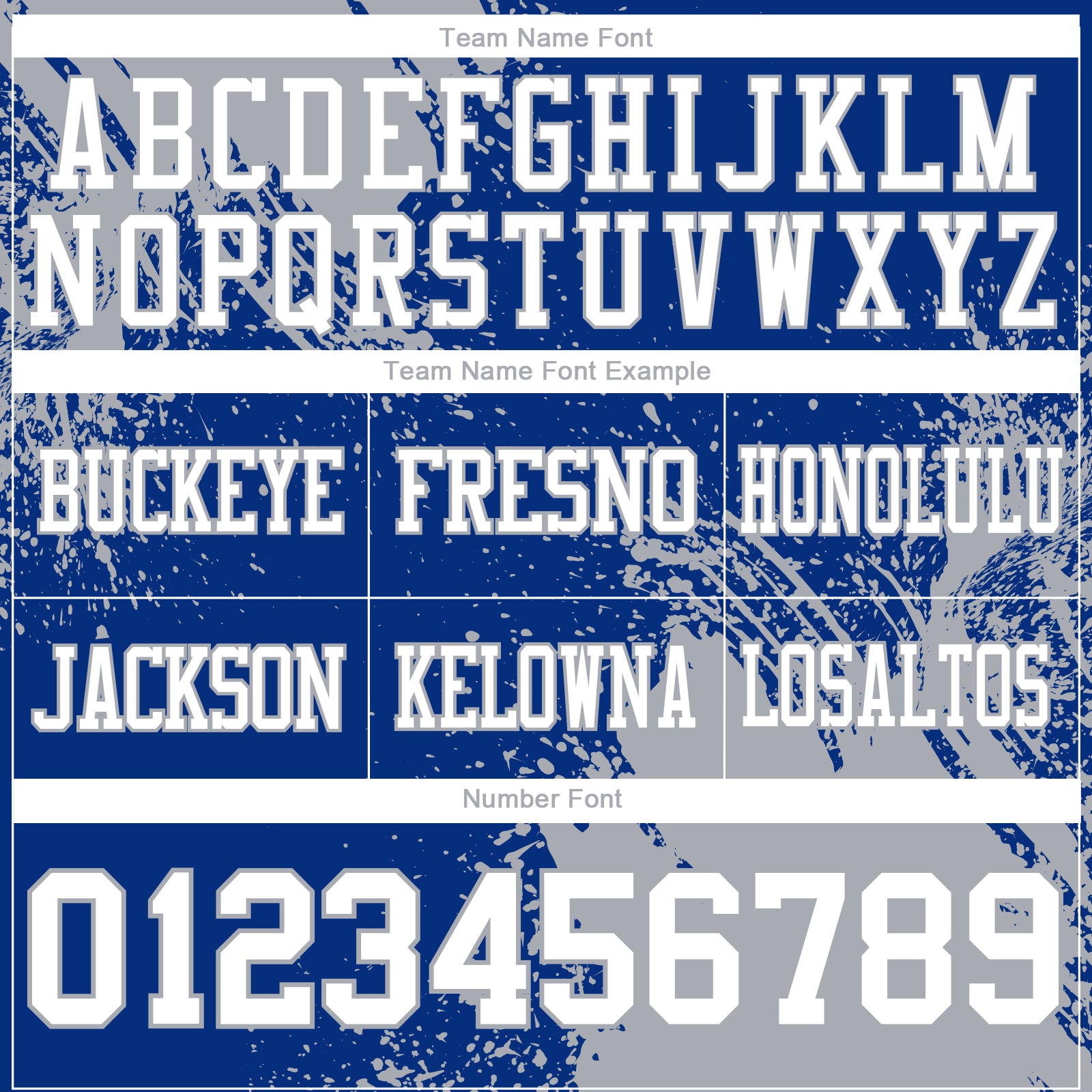 Custom Royal White-Gray 3D Pattern Abstract Brush Stroke Authentic Football Jersey