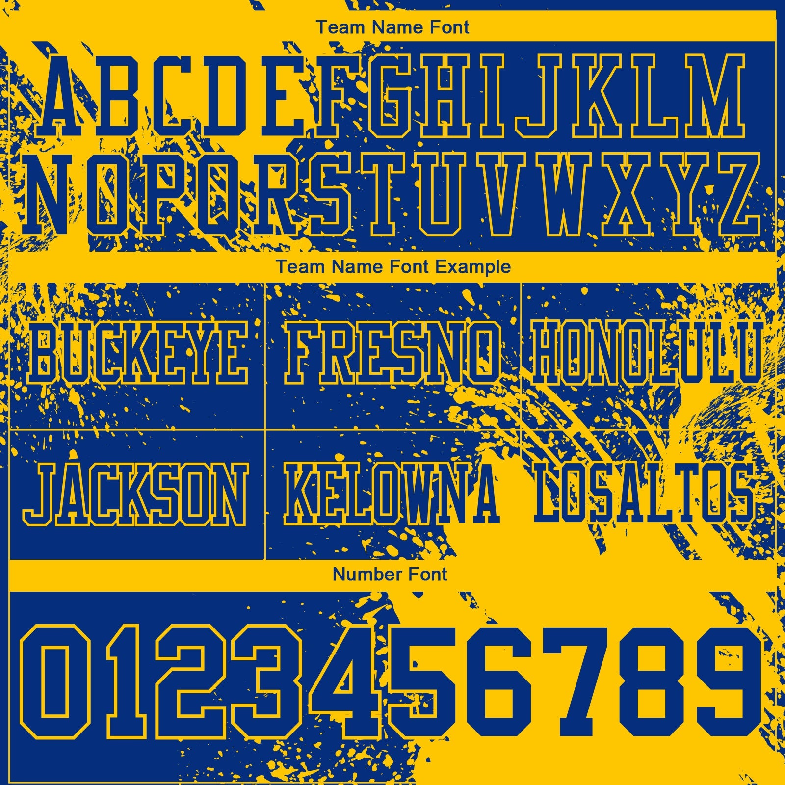 Custom Royal Yellow 3D Pattern Abstract Brush Stroke Authentic Football Jersey