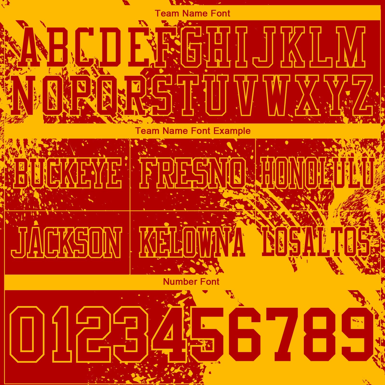 Custom Red Gold 3D Pattern Abstract Brush Stroke Authentic Football Jersey