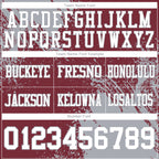 Custom Burgundy White-Gray 3D Pattern Abstract Brush Stroke Authentic Football Jersey