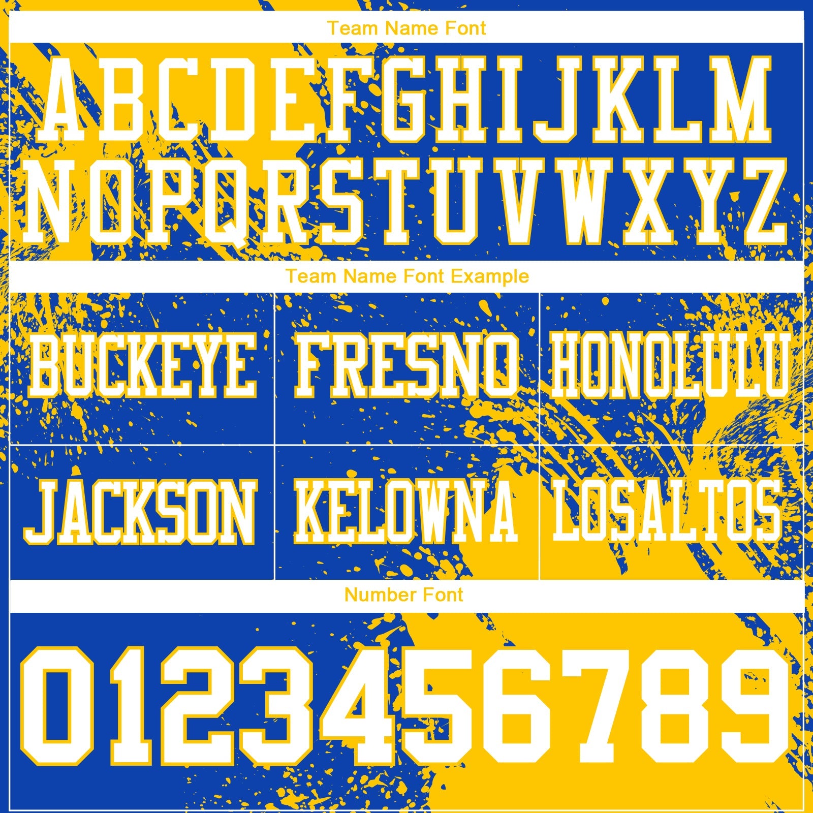 Custom Thunder Blue White-Yellow 3D Pattern Abstract Brush Stroke Authentic Football Jersey