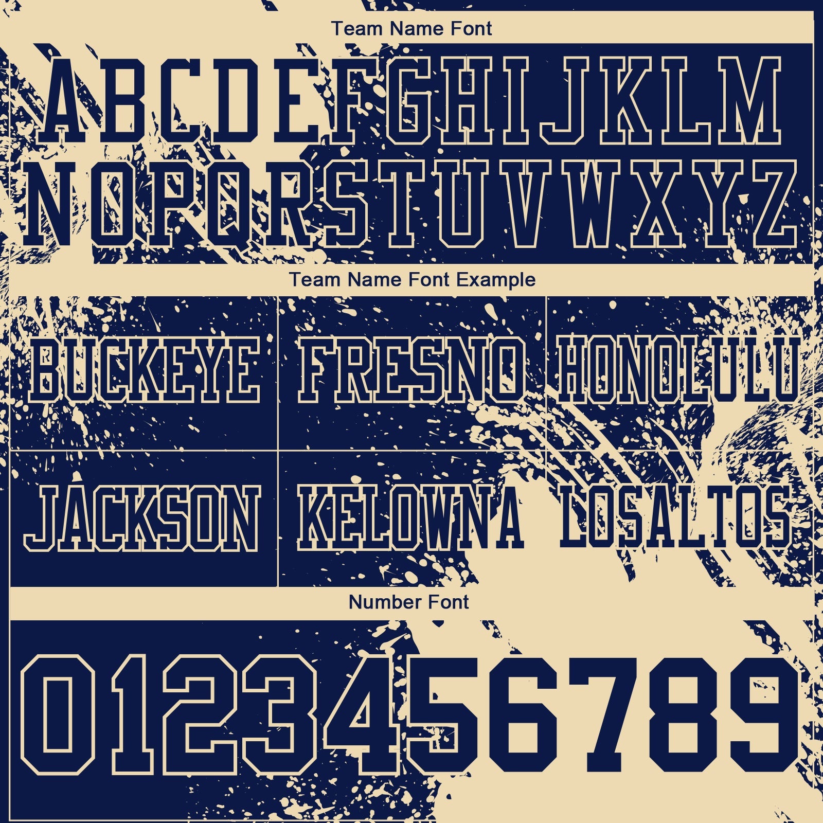 Custom Navy Cream 3D Pattern Abstract Brush Stroke Authentic Football Jersey