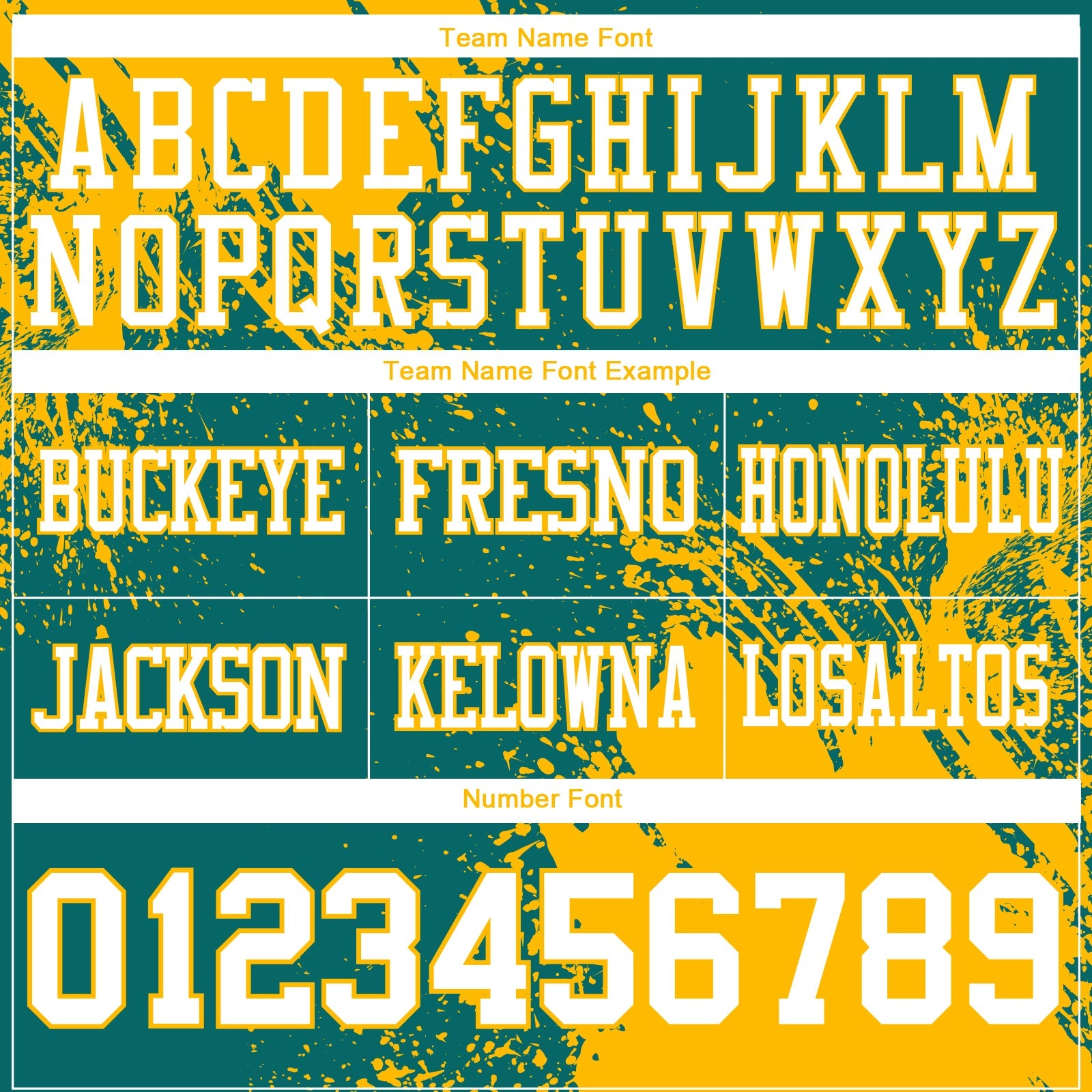 Custom Teal White-Gold 3D Pattern Abstract Brush Stroke Authentic Football Jersey