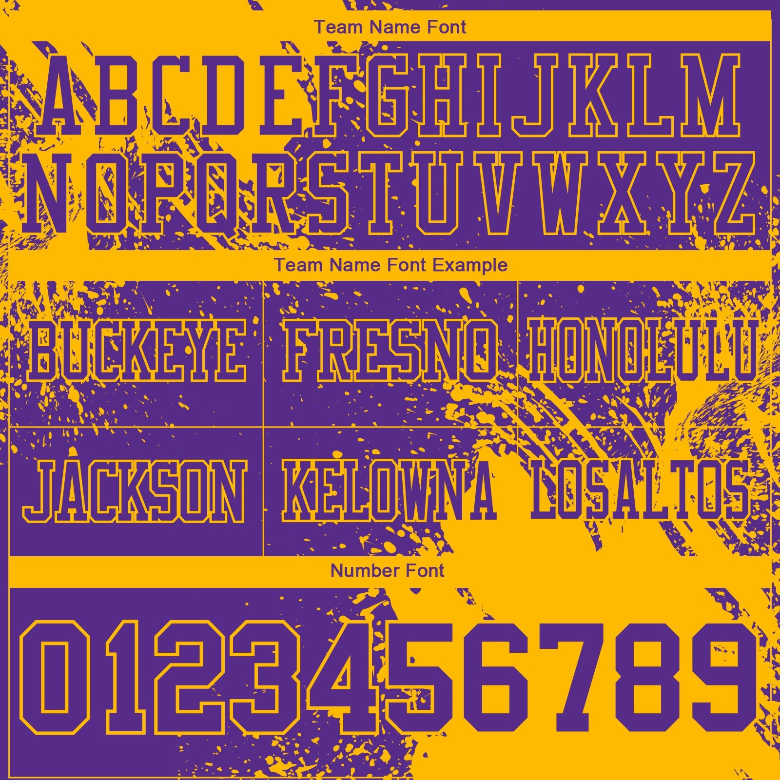 Custom Purple Gold 3D Pattern Abstract Brush Stroke Authentic Football Jersey