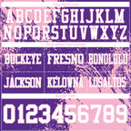 Custom Purple White-Light Pink 3D Pattern Abstract Brush Stroke Authentic Football Jersey