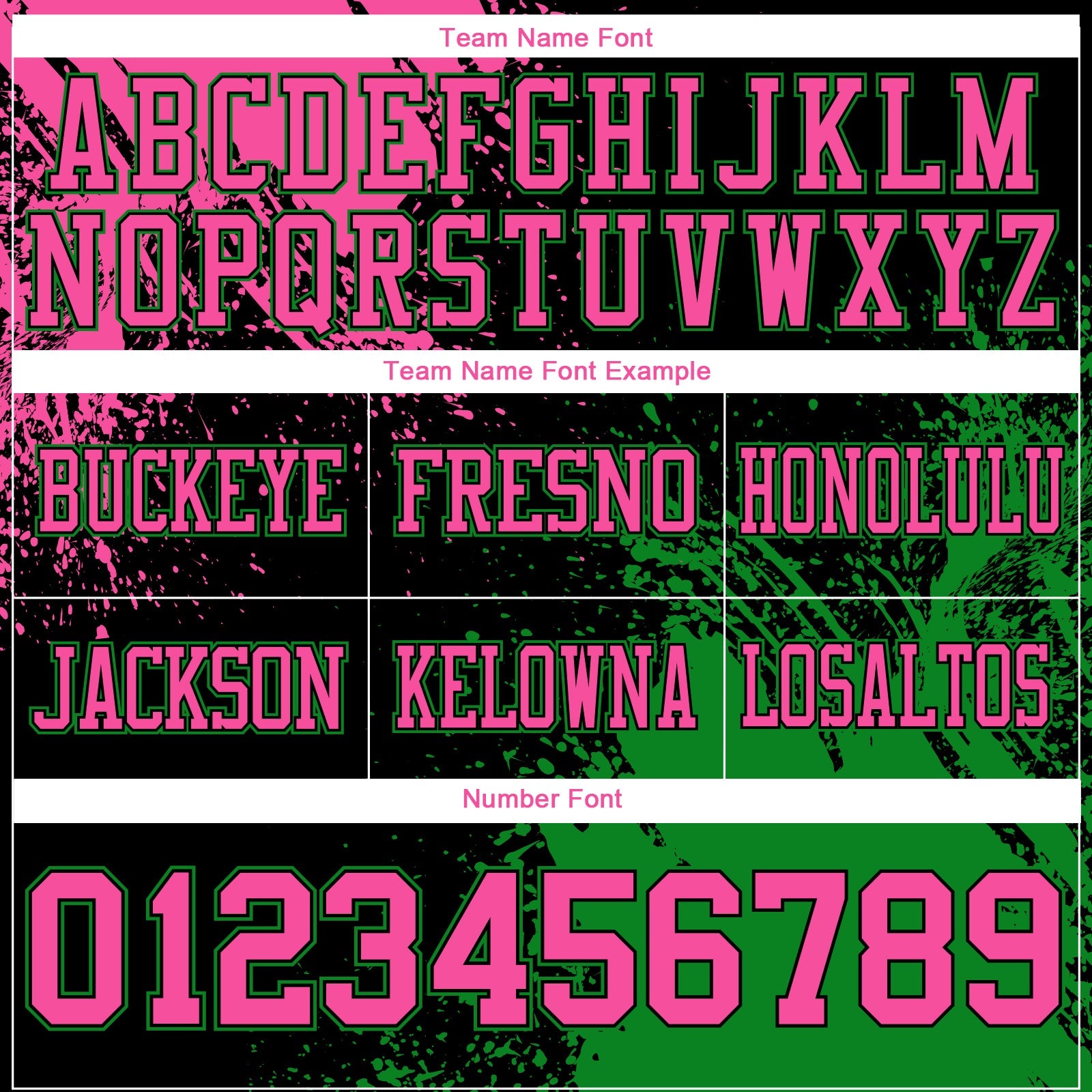 Custom Black Pink-Grass Green 3D Pattern Abstract Brush Stroke Authentic Football Jersey