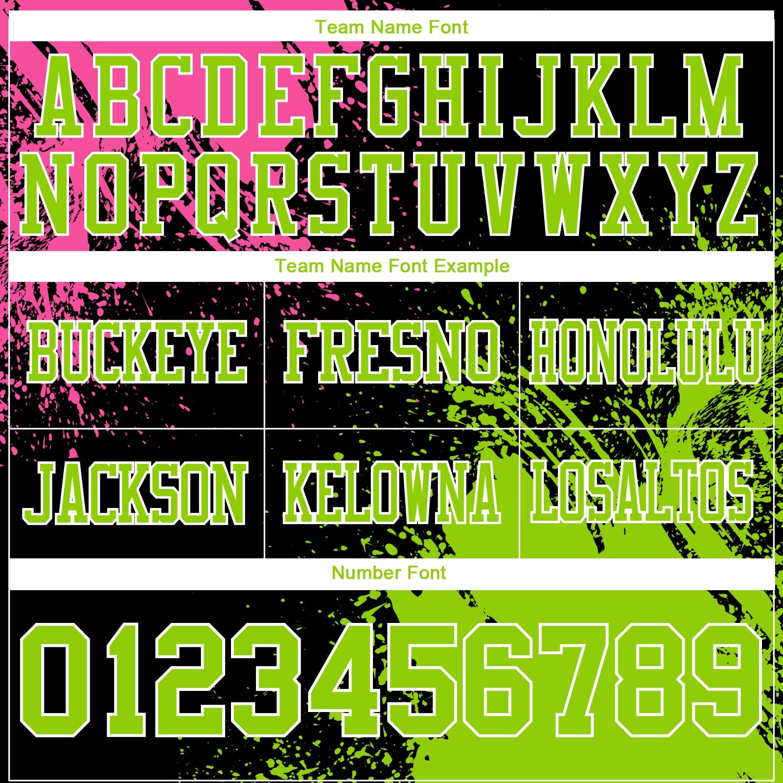 Custom Black Neon Green-Pink 3D Pattern Abstract Brush Stroke Authentic Football Jersey