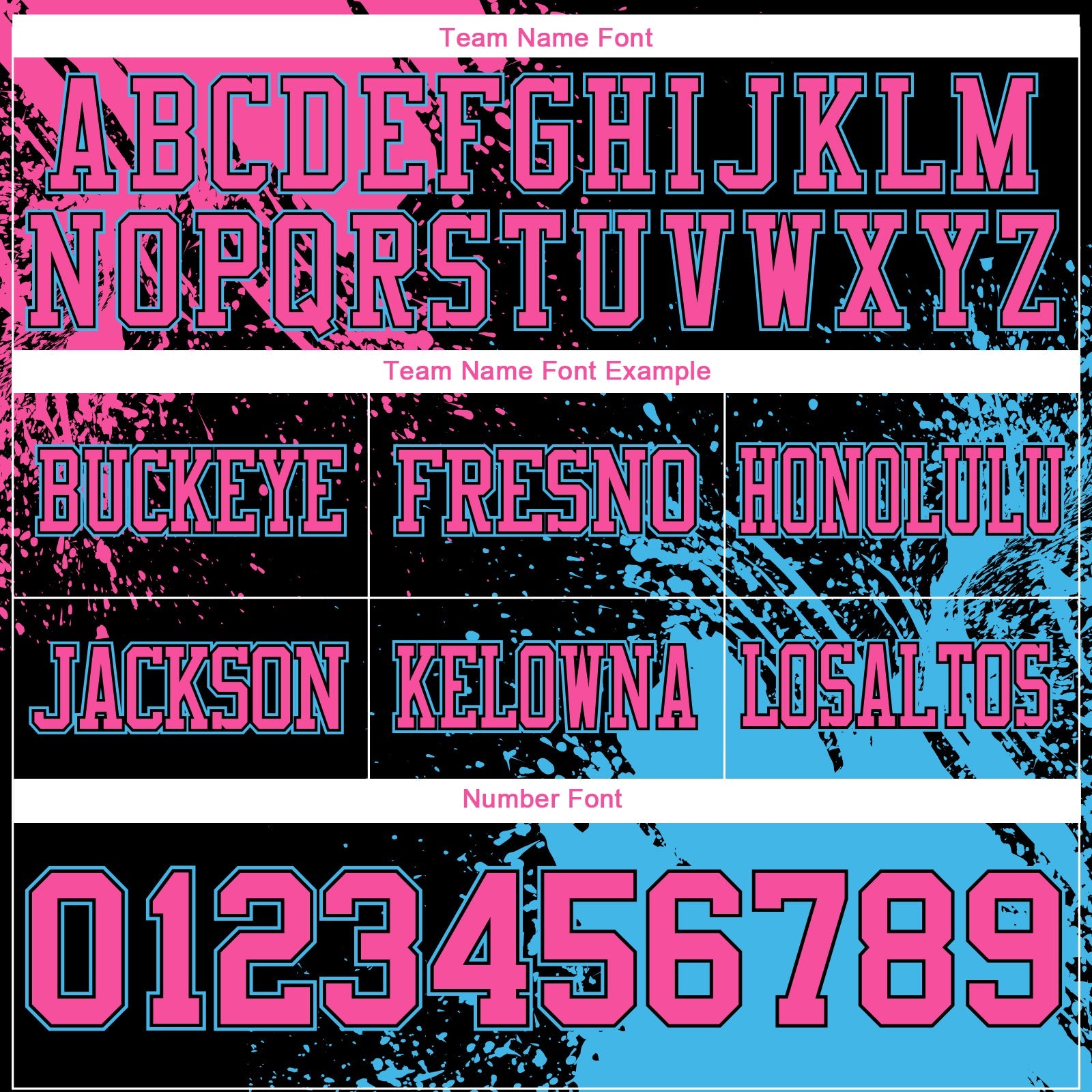 Custom Black Pink-Sky Blue 3D Pattern Abstract Brush Stroke Authentic Football Jersey