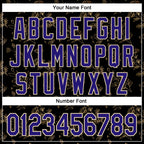 Custom Stitched Black Dark Purple-Cream 3D Pattern Design Golden Subtle Floral Sports Pullover Sweatshirt Hoodie