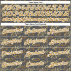 Custom Stitched Steel Gray Old Gold-White 3D Pattern Design Golden Subtle Floral Sports Pullover Sweatshirt Hoodie