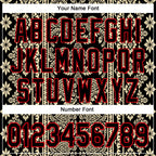 Custom Stitched Black Cream-Fire Red 3D Pattern Design Ethnic Paisley Floral Bandana Sports Pullover Sweatshirt Hoodie