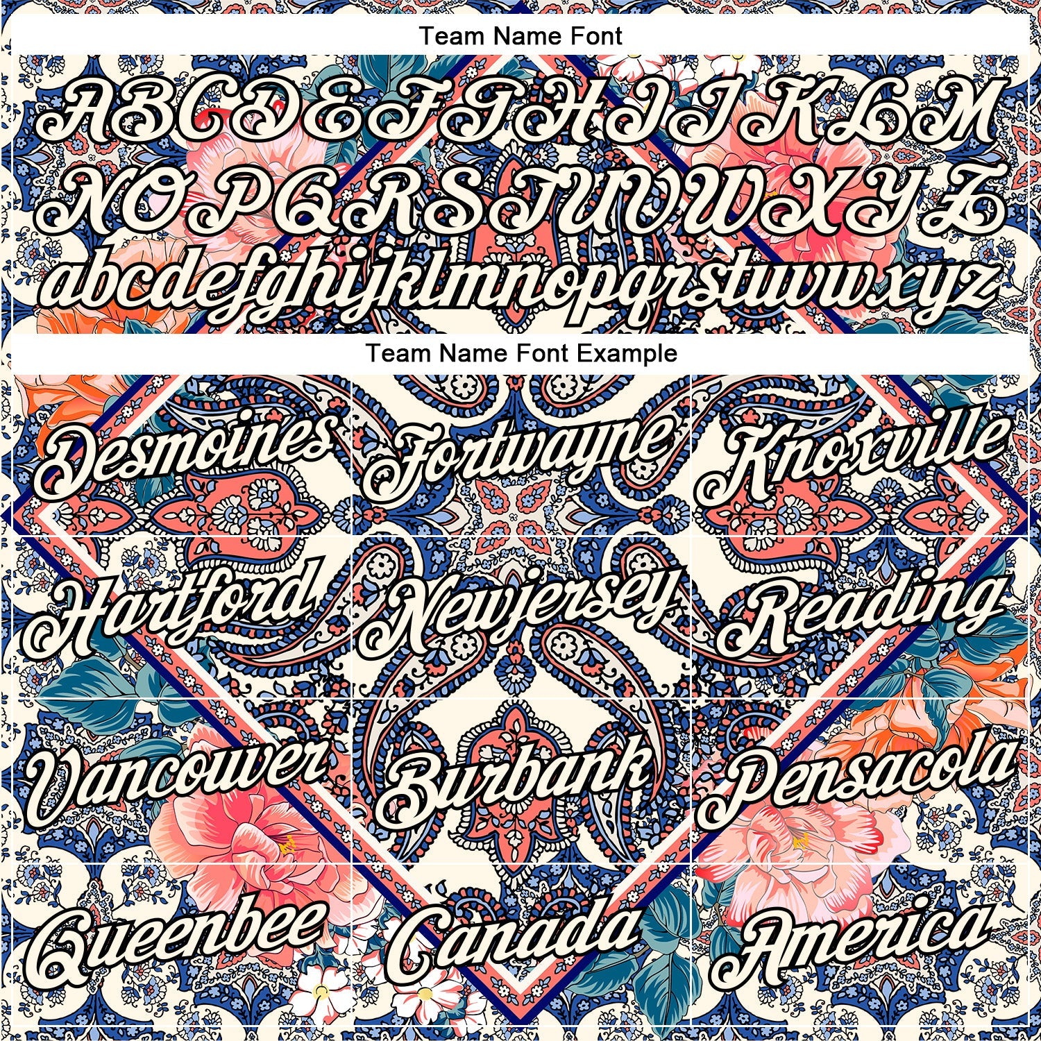 Custom Stitched Cream Black 3D Pattern Design Ethnic Paisley Floral Bandana Sports Pullover Sweatshirt Hoodie